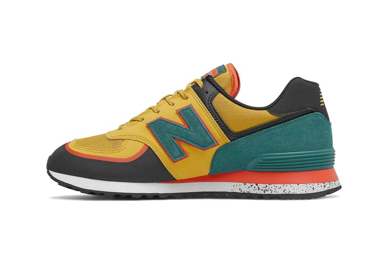 New Balance 574T "Harvest Gold/Blaze" Release Information sneaker