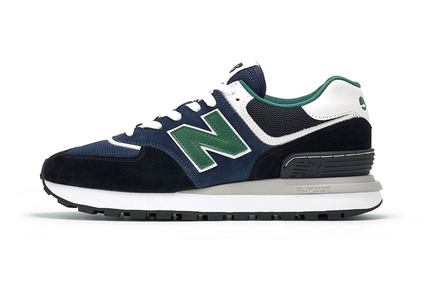 White Junya Watanabe Suede X New Balance 574 Legacy Sneakers in Green Mens Trainers Junya Watanabe Trainers for Men 