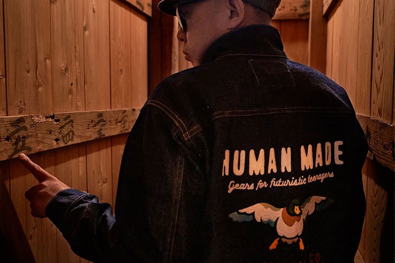 Nigo Reveals Latest "Made in Japan" HUMAN MADE X Levi's Collaboration i know nigo pharrell pusha t asap rocky jean jacket selvedge denim gears for futuristic teenagers 