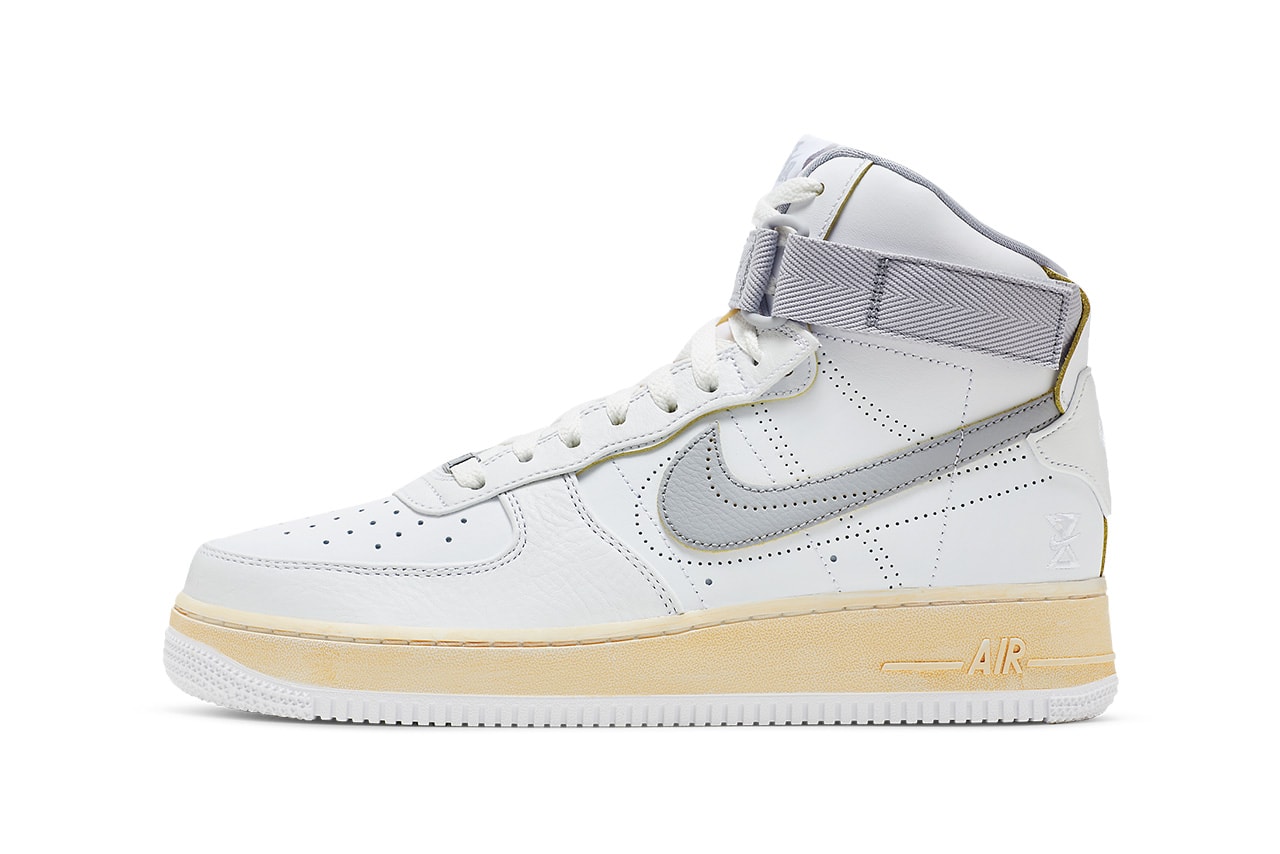 nike air force 1 high white grey DV4245 101 release date info store list buying guide photos price 