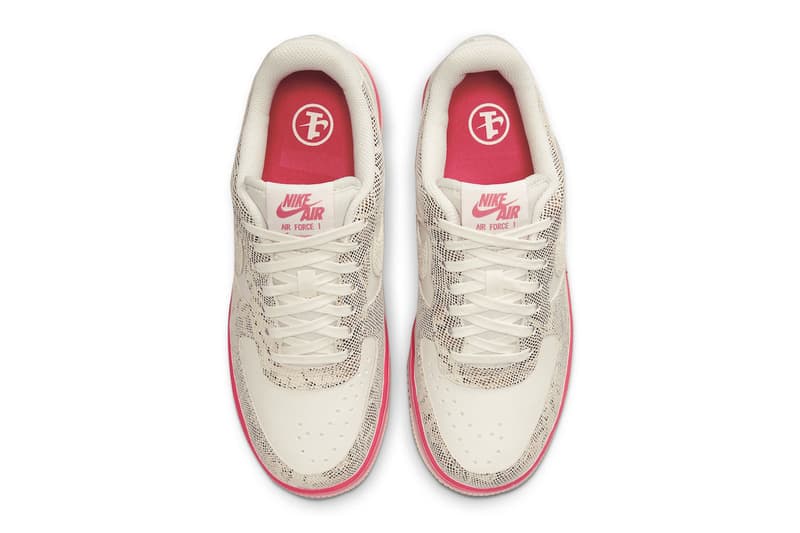 Nike Elevates the Air Force 1 Low With "Snakeskin" DV1031-030 af1 sneakers swoosh phantom sail pink nebula