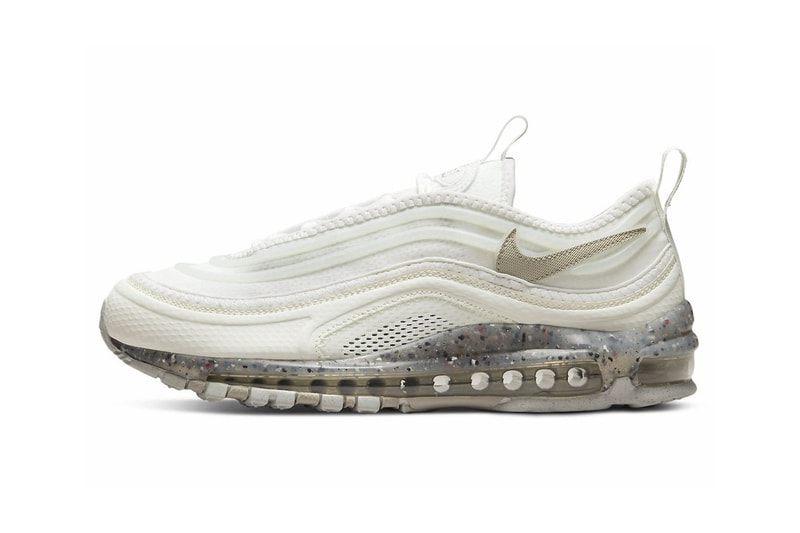 Nike Air Max 97 terrascape recycled materials speckled outsoles white grey multi release info date price 