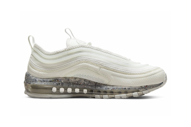 Nike Air Max 97 terrascape recycled materials speckled outsoles white grey multi release info date price 