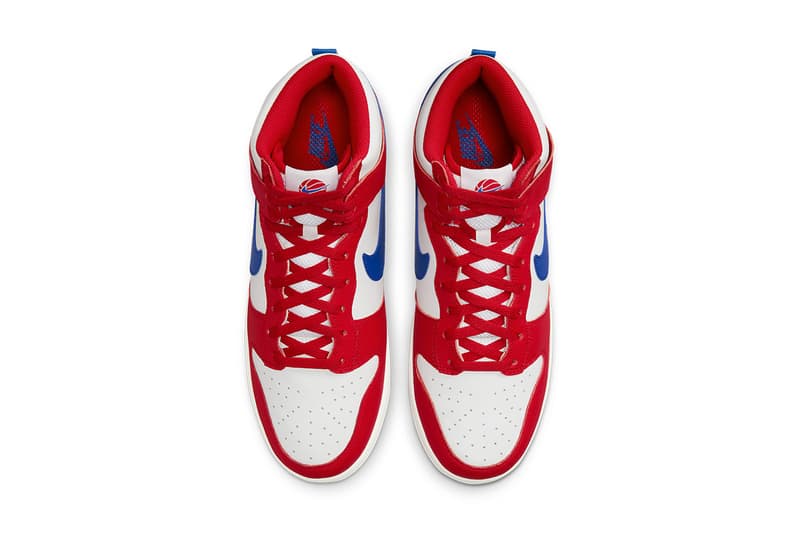 nike dunk high red white blue DX2661 100 release date info store list buying guide photos price 