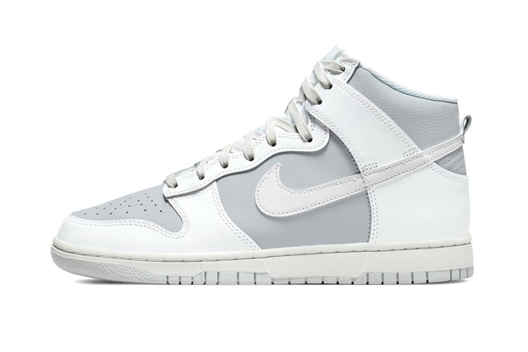 Check Out the Nike Dunk High in Grey and White