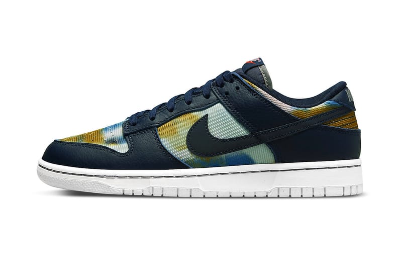 nike dunk low retro yellow and blue