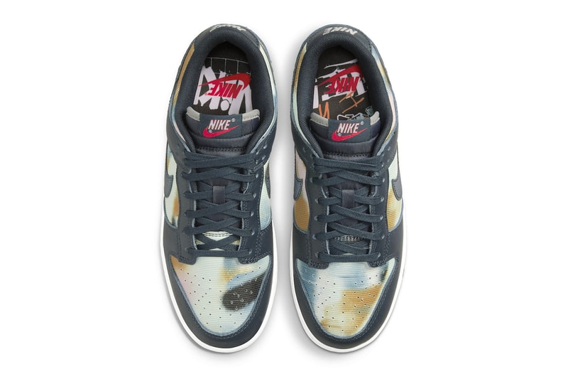 Nike Dunk Low Graffiti Navy Official Look Release Info dm0108-400 Date Buy Price