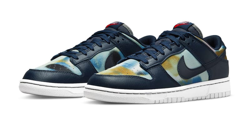 nike dunk low retro yellow and blue