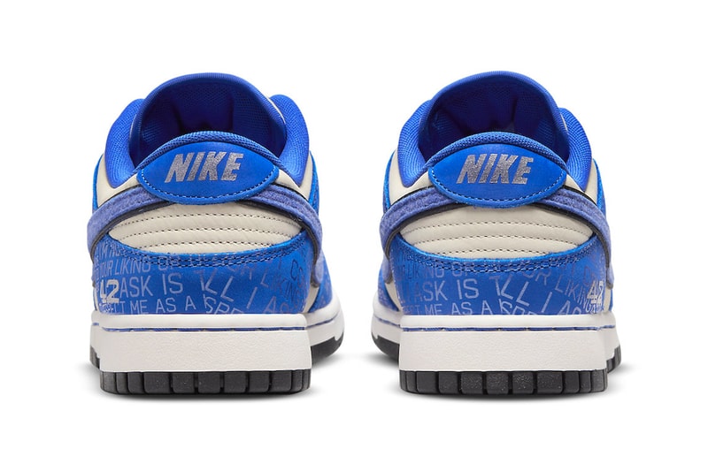 Nike Dunk Low Jackie Robinson Official Look Release Info DV2122-400 Date Buy Price Racer Blue Coconut