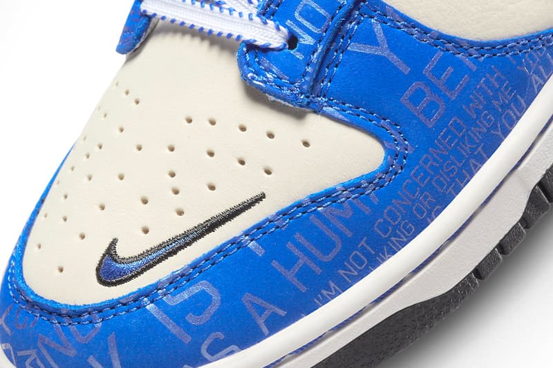 Nike Dunk Low Jackie Robinson Official Look Release Info DV2122-400 Date Buy Price Racer Blue Coconut