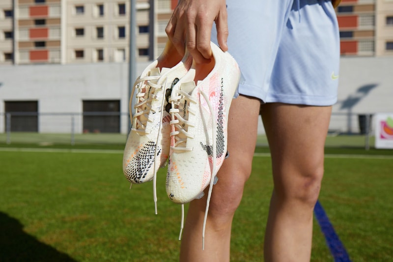 Nike Mercurial Vapor Next Nature 50 percent recycled content 100 recycled plate 5 layer upper flyprint poly tpu 360 flyknit 
