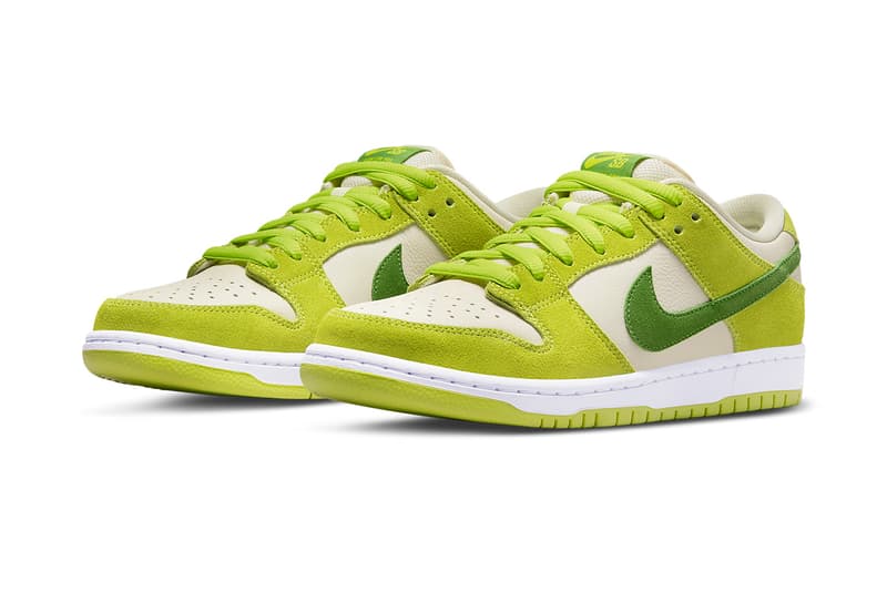 nike sb dunk low verde manzana DM0807 300 fecha de lanzamiento información lista de tiendas guía de compra fotos precio