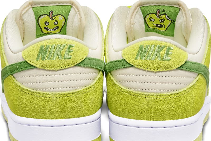 green yellow dunks low