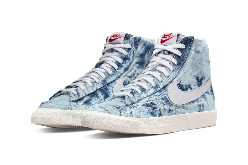Nike air max 97 blazer mid dunk high dv21080 900 dv21081 900 dv21082 900 washed denim white blue red release info date price 