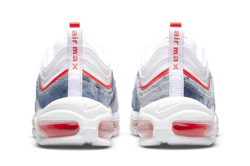 Nike air max 97 blazer mid dunk high dv21080 900 dv21081 900 dv21082 900 washed denim white blue red release info date price 