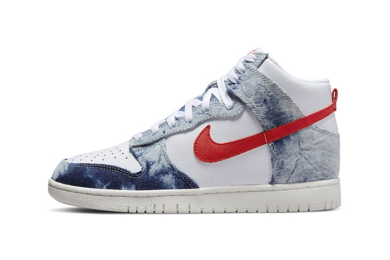 Nike air max 97 blazer mid dunk high dv21080 900 dv21081 900 dv21082 900 washed denim white blue red release info date price 