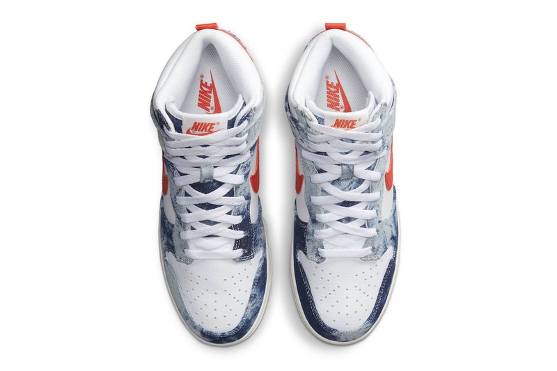 Nike air max 97 blazer mid dunk high dv21080 900 dv21081 900 dv21082 900 washed denim white blue red release info date price 