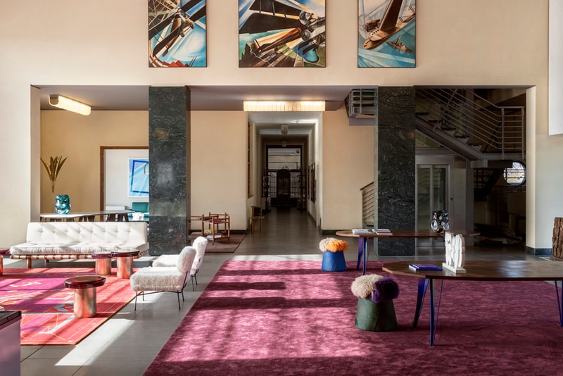 Venice Lido Airport Transformed Into Immersive Design Show Nilufar Gallery Giovanni Nicelli 