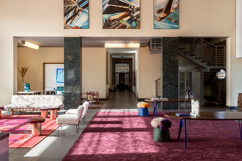 Venice Lido Airport Transformed Into Immersive Design Show Nilufar Gallery Giovanni Nicelli