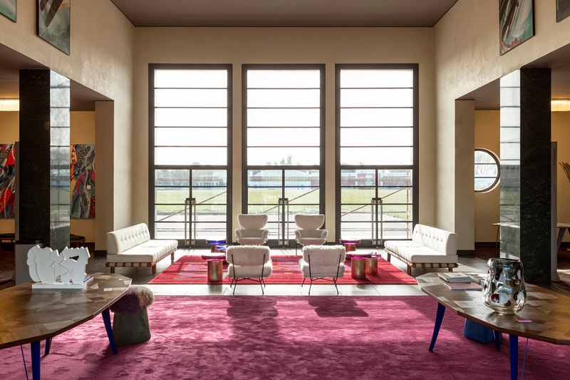 Venice Lido Airport Transformed Into Immersive Design Show Nilufar Gallery Giovanni Nicelli 