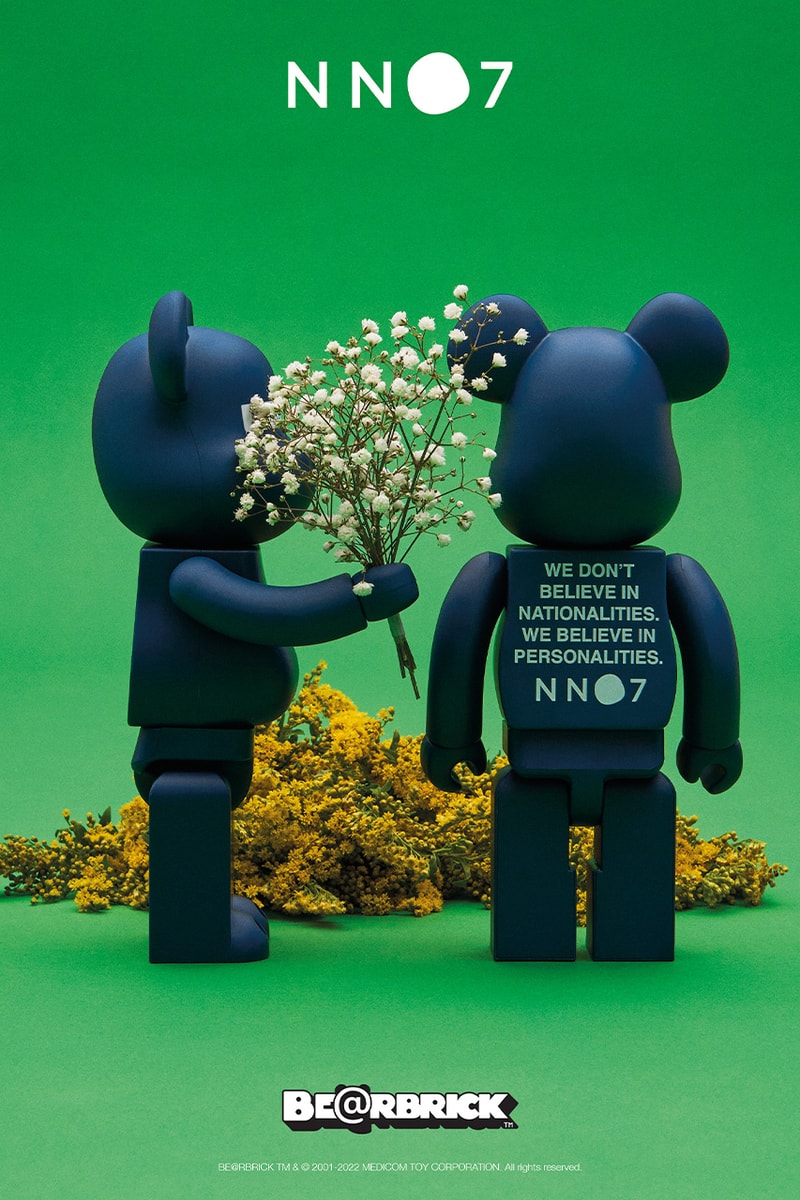 NN.07 x BE@RBRICK Collaboration Release Information when do they drop how to buy streetwear collectibles 
