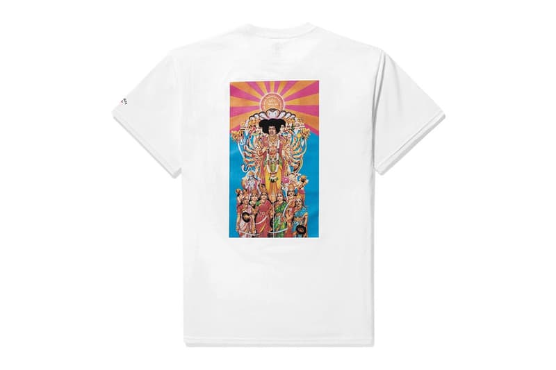 noah jimi hendrix tribute collection axis bold as love capsule collection are you experienced 5 types t shirts release info date clubhouse dover street market 