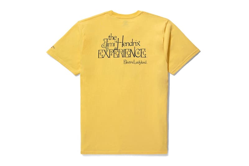 noah jimi hendrix tribute collection axis bold as love capsule collection are you experienced 5 types t shirts release info date clubhouse dover street market 