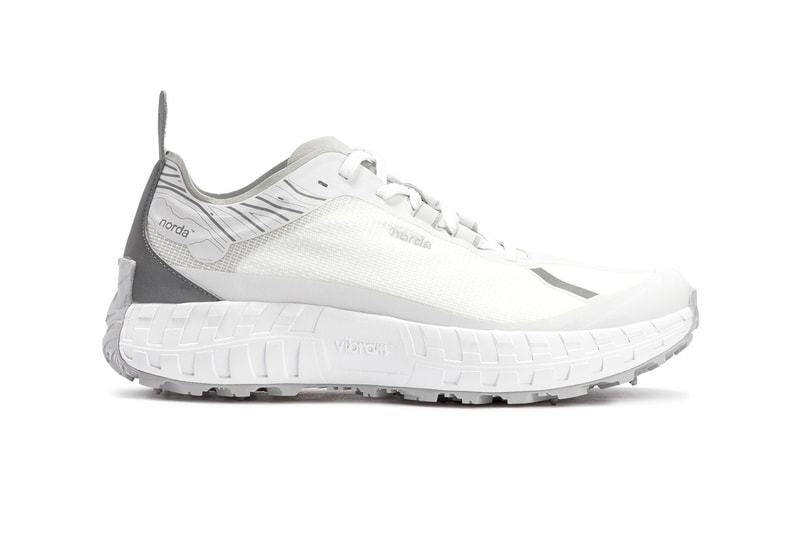 Norda 001 Black White Gray Pebble Vibram Sole Unit HBX Release Information Drop Date Bio-Dyneema Canadian Brand Emerging 