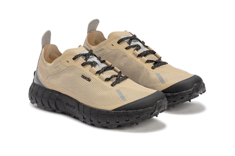 Norda 001 Black White Gray Pebble Vibram Sole Unit HBX Release Information Drop Date Bio-Dyneema Canadian Brand Emerging 