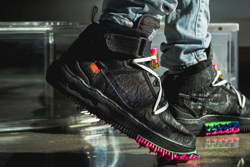 Off-White™ Nike Air Force 1 Mid Release Date Info DO6290-001 DO6290-100 Clear White Black Closer Buy Price 
