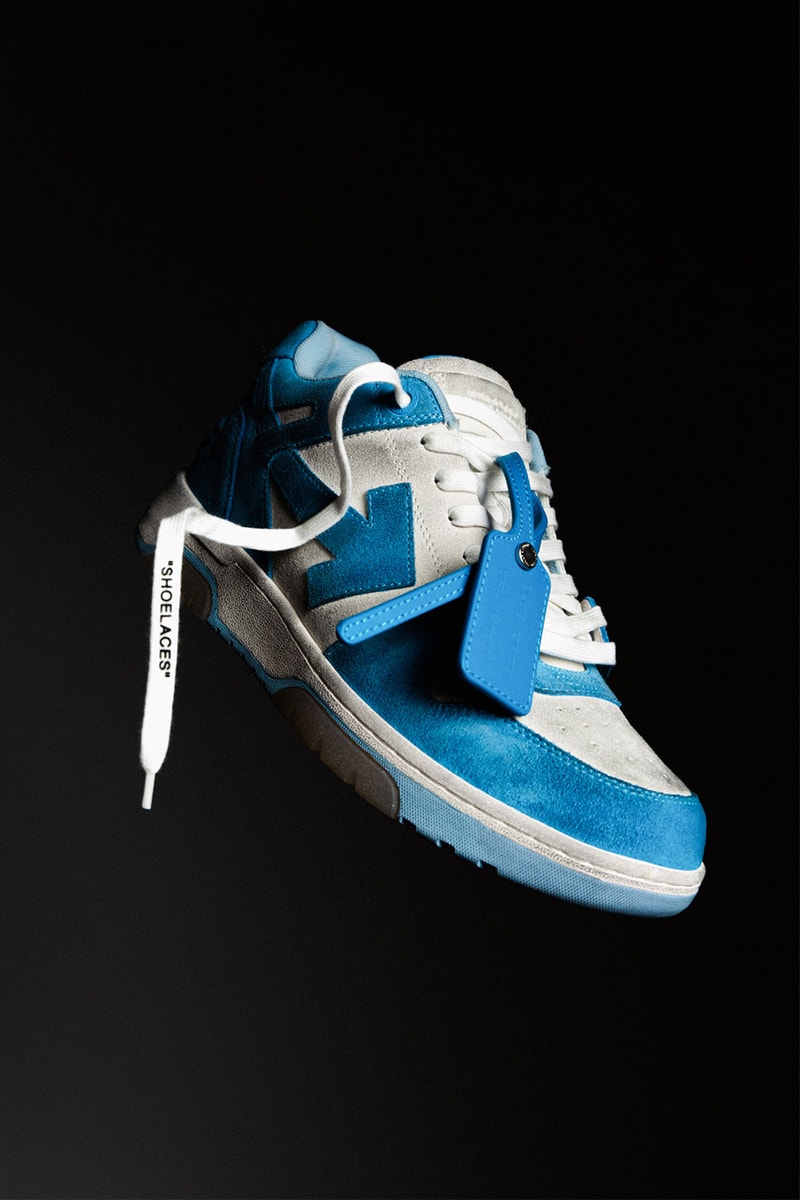 Off-White™ Spring/Summer 2022 Collection HBX Release Info Buy Price Out of Office Blue White T-Shirt Crewneck Jumper Belt 