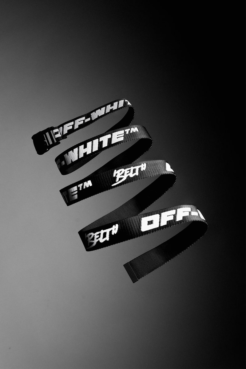 Off-White™ Spring/Summer 2022 Collection HBX Release Info Buy Price Out of Office Blue White T-Shirt Crewneck Jumper Belt 