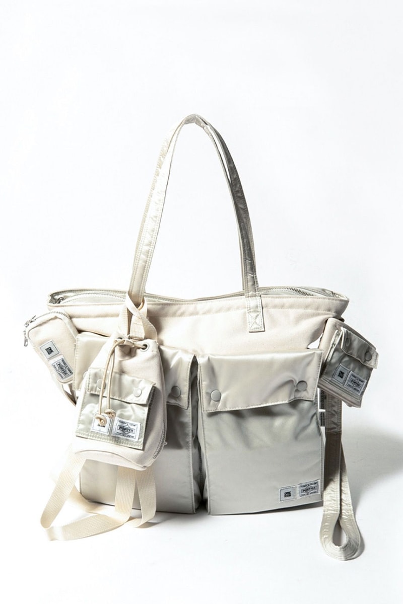 One Block Down Porter Yoshida Co Hazy Smoky Night bags Key case Tote Bag Wallet Bonsac white nylon release info price date campaign lookbook