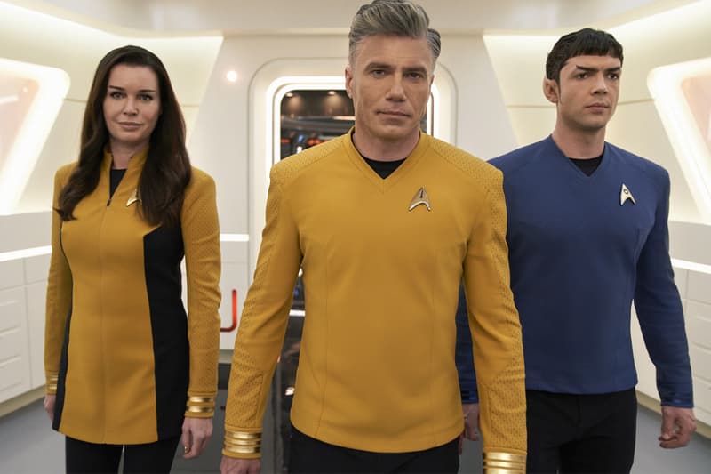 paramount plus star trek strange new worlds official trailer may 5 release date alex kurtzman akiva goldsman jenny lumet anson mount 