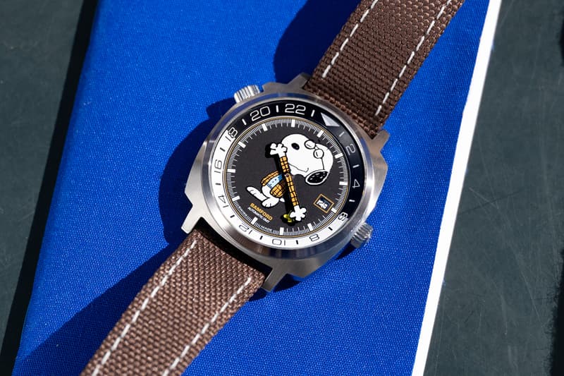 Threeway Collaboration Puts One of Snoopy's Imaginative Alter Egos Front and Centre on The Dial of Limited Edition GMT