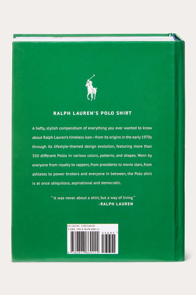 Ralph Lauren Celebrates 50 Years of Its Iconic POLO Shirt With New Ralph Laurens POLO SHIRT Coffee Table Book 2022