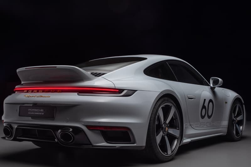 Porsche 911 Sport Classic Turbo S First Official Look Ducktail Carrera RS 2.7 3.7-liter twin-turbo flat-six engine Retro Design Details For Sale