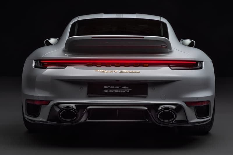 Porsche 911 Sport Classic Turbo S First Official Look Ducktail Carrera RS 2.7 3.7-liter twin-turbo flat-six engine Retro Design Details For Sale