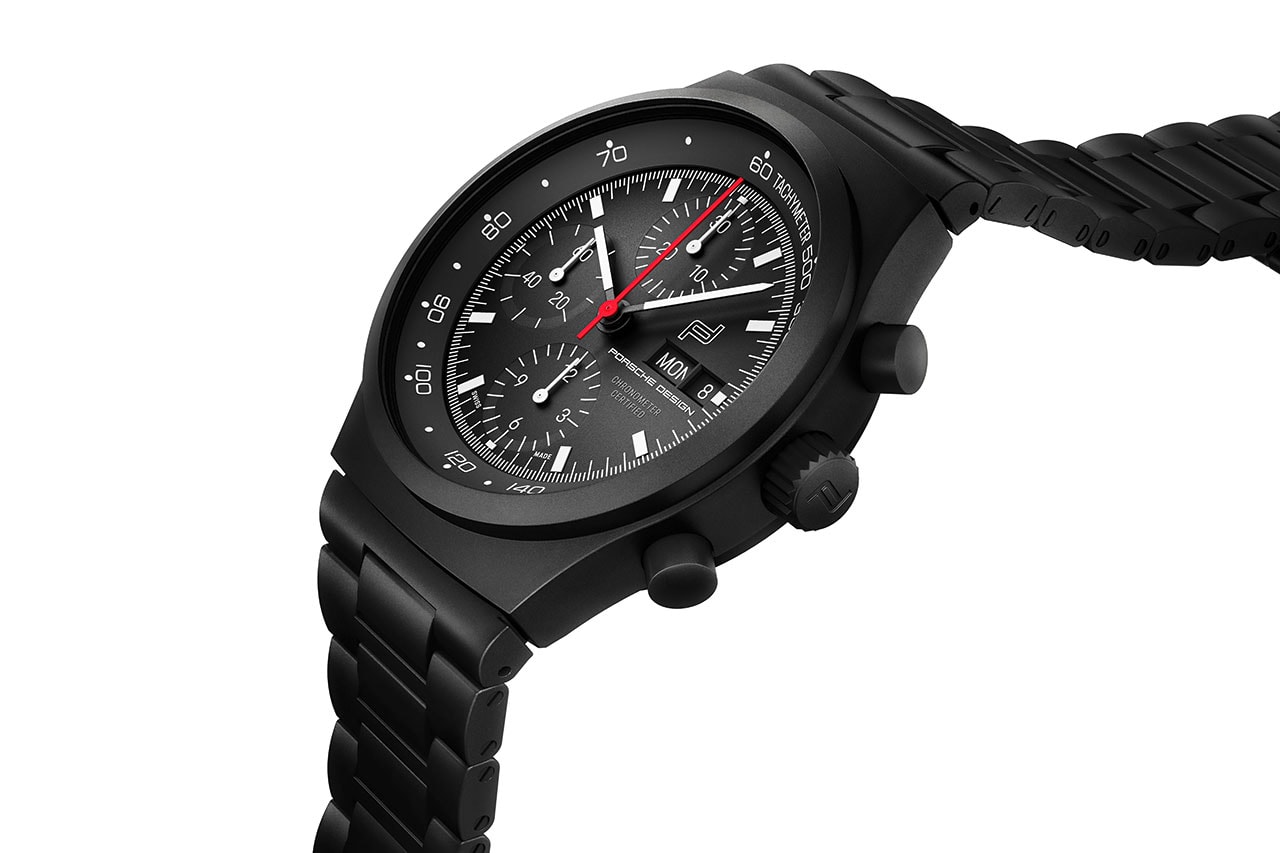 Porsche Design Celebrates 50th Anniversary With Individually Numbered Version of Historic All Black Chronograph 1