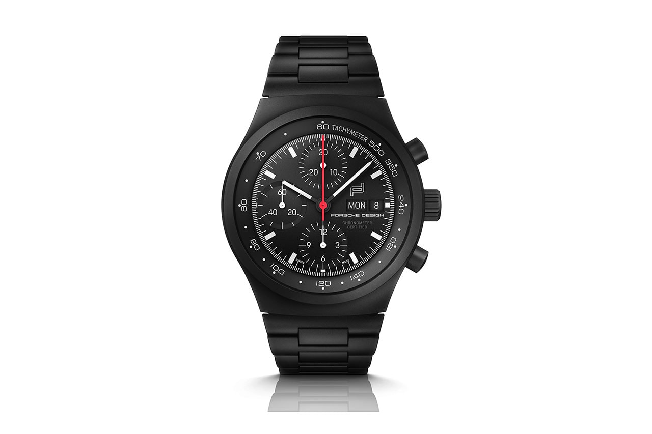 Porsche Design Celebrates 50th Anniversary With Individually Numbered Version of Historic All Black Chronograph 1