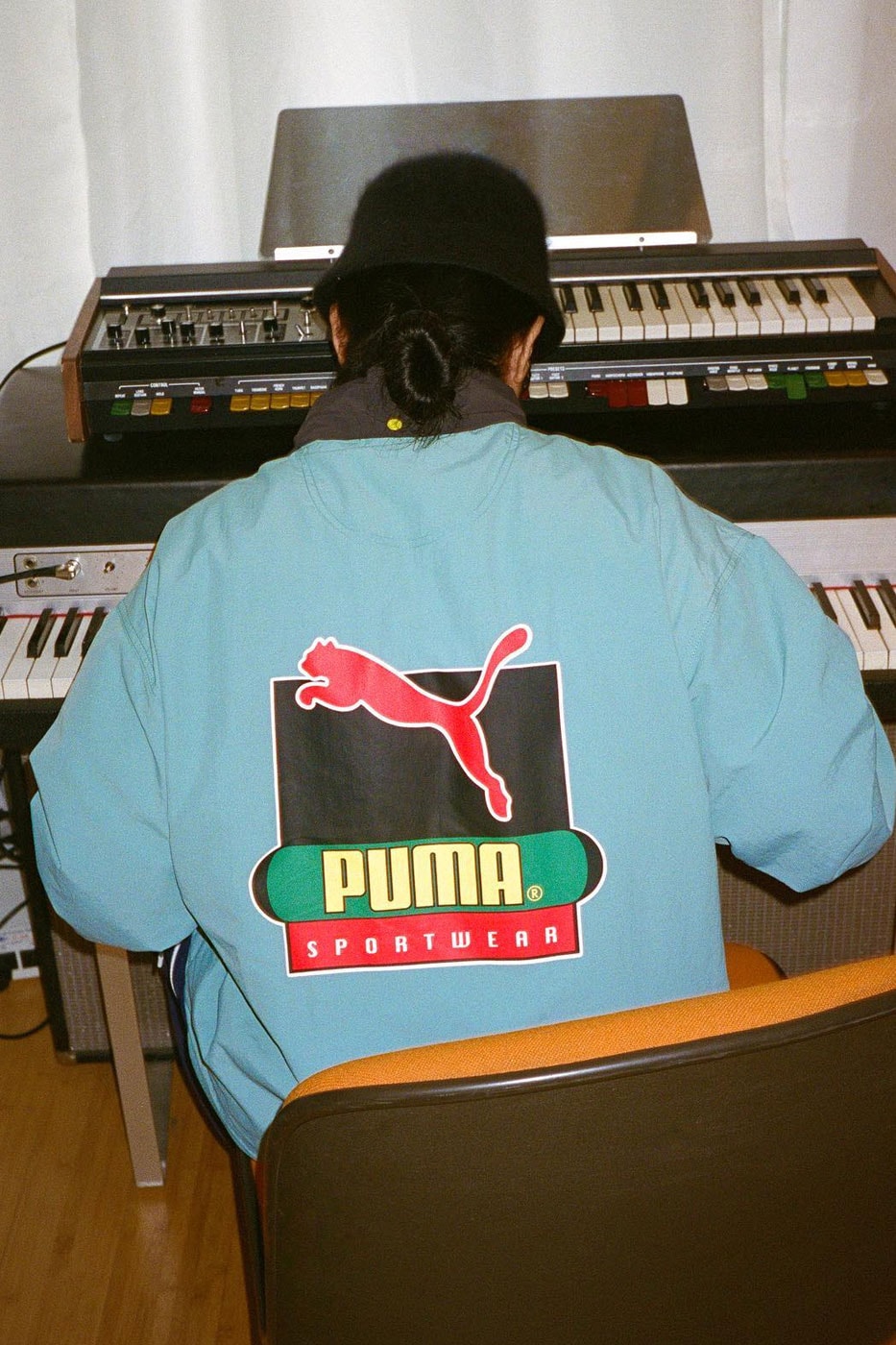 Puma Butter Goods slipstream Lo suede vtg 90s skateboarding music tote bucket hat half zip sweaters release info date price 