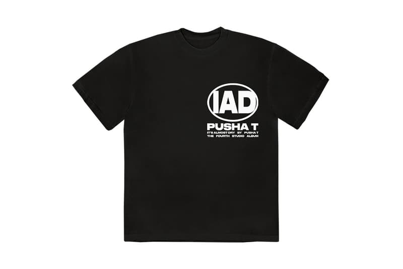 pusha t its almost dry merch hoodies sweatshirts tees cd release info date store list buying guide photos price 