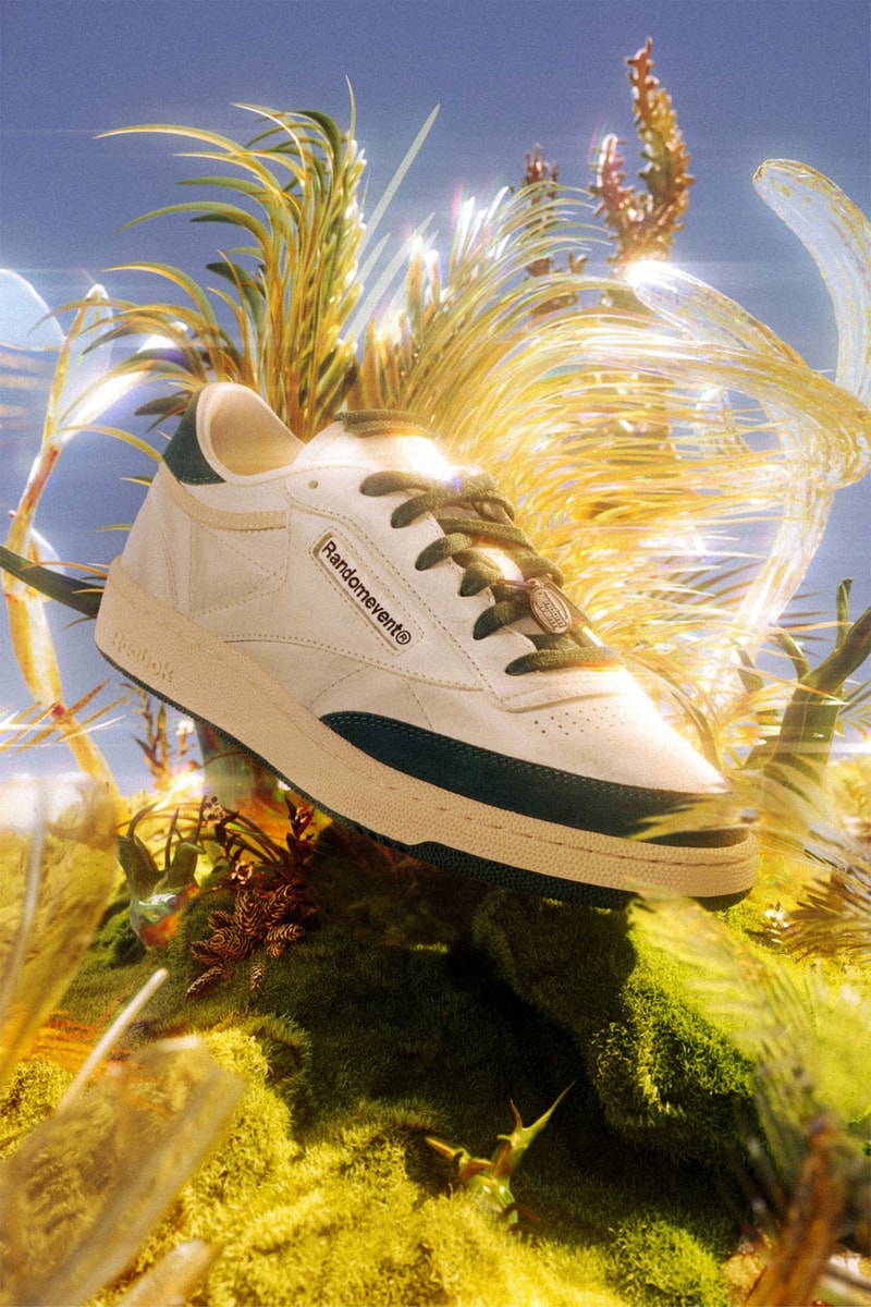 Randomevent x Reebok Travel in Trouble Spring 2022 Footwear Club C Premier Road Victory G metal charm white cream green hiking release info date price