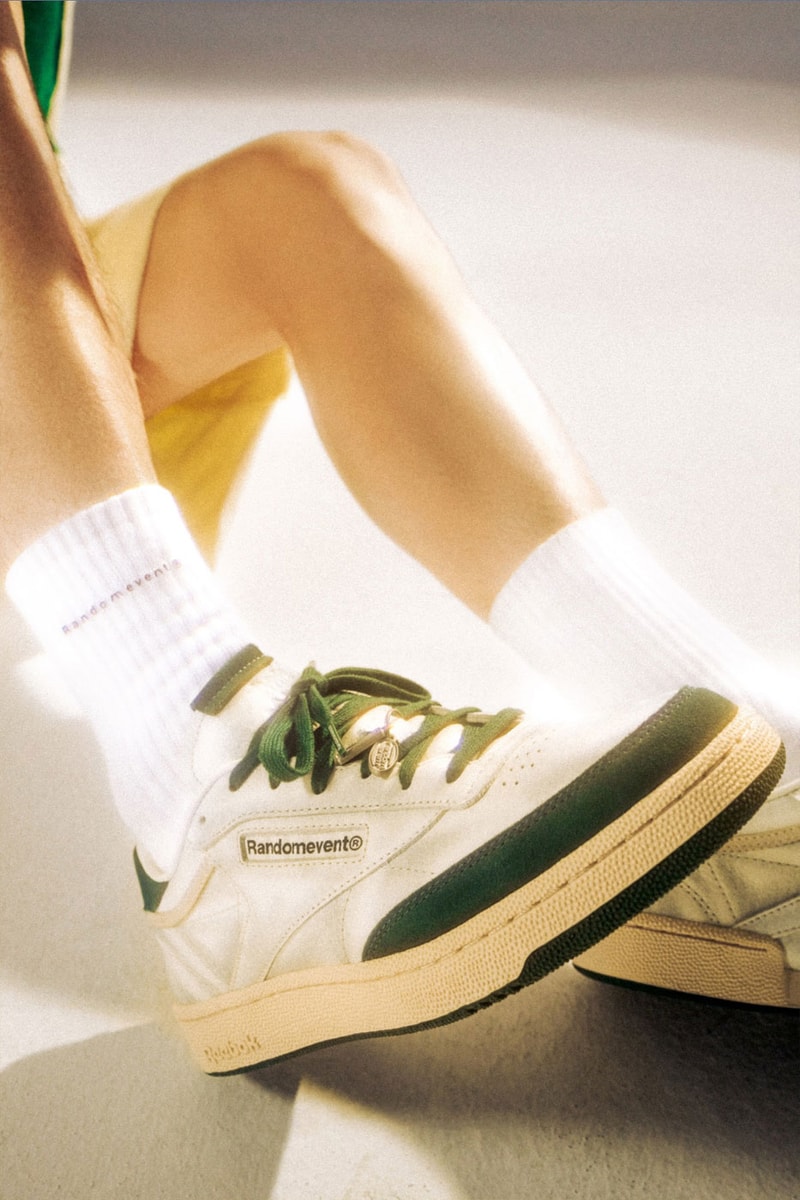 Randomevent x Reebok Travel in Trouble Spring 2022 Footwear Club C Premier Road Victory G metal charm white cream green hiking release info date price