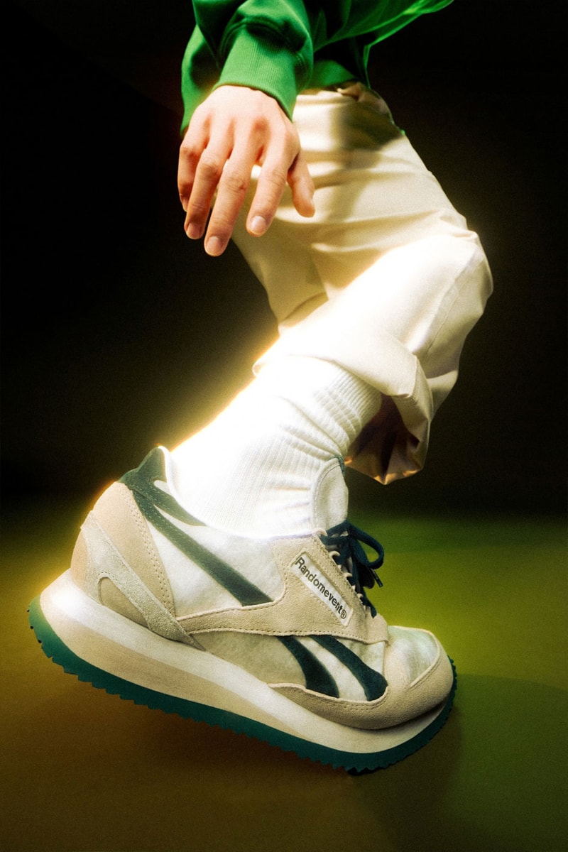 Randomevent x Reebok Travel in Trouble Spring 2022 Footwear Club C Premier Road Victory G metal charm white cream green hiking release info date price