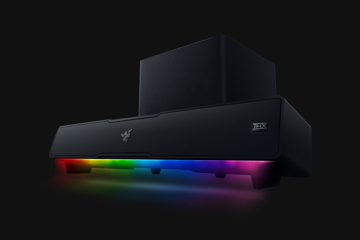 Razer Leviathan V2 PC Gaming Soundbar Subwoofer release Chroma RGB gaming audio subwoofer speakers hi-fi tech 
