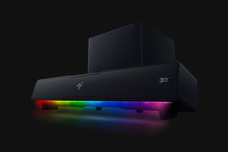 Razer Leviathan V2 PC Gaming Soundbar Subwoofer release Chroma RGB gaming audio subwoofer speakers hi-fi tech 