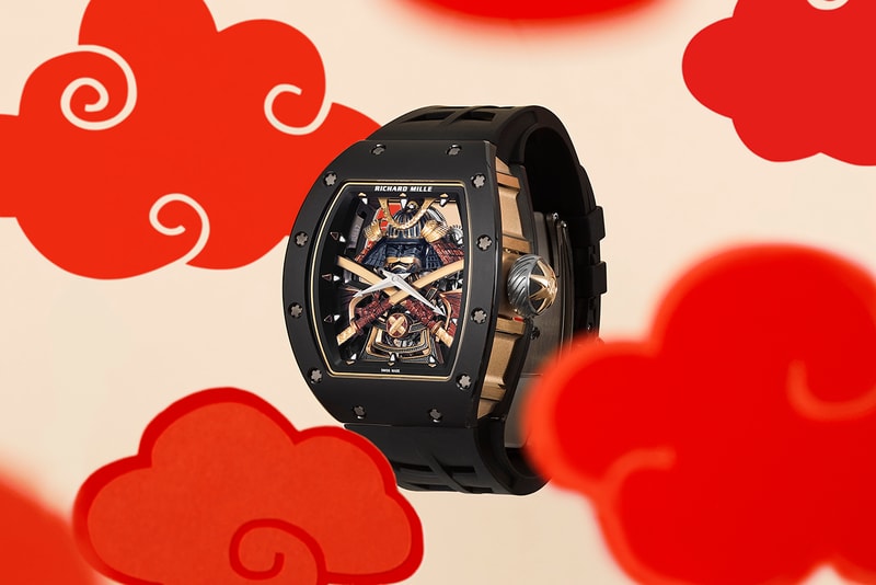 Featuring an 18K Gold Hand-Engraved and Painted Suit of Samurai Armor and a Tourbillon Bearing The Asano Clan Symbol.