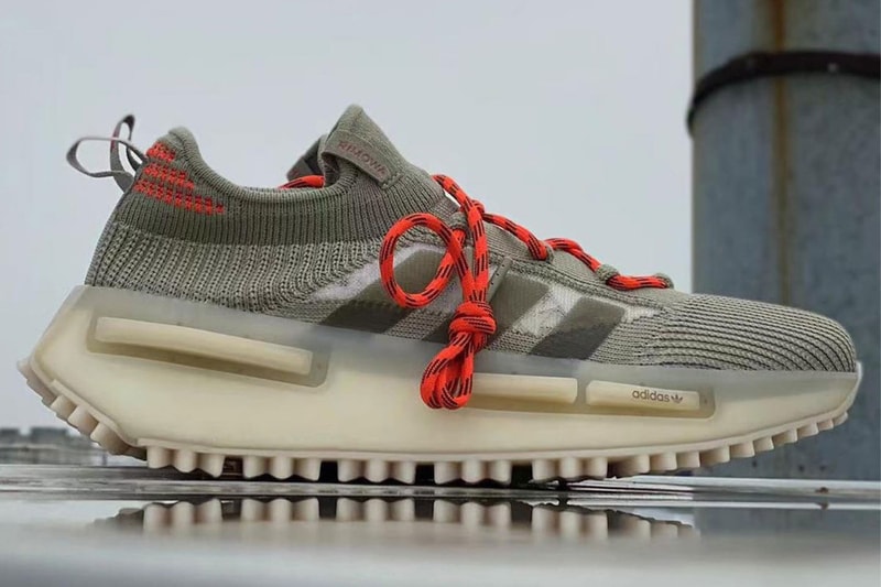 Rimowa adidas NMD S1 first look images gray orange chord laces made in germany release date price info 