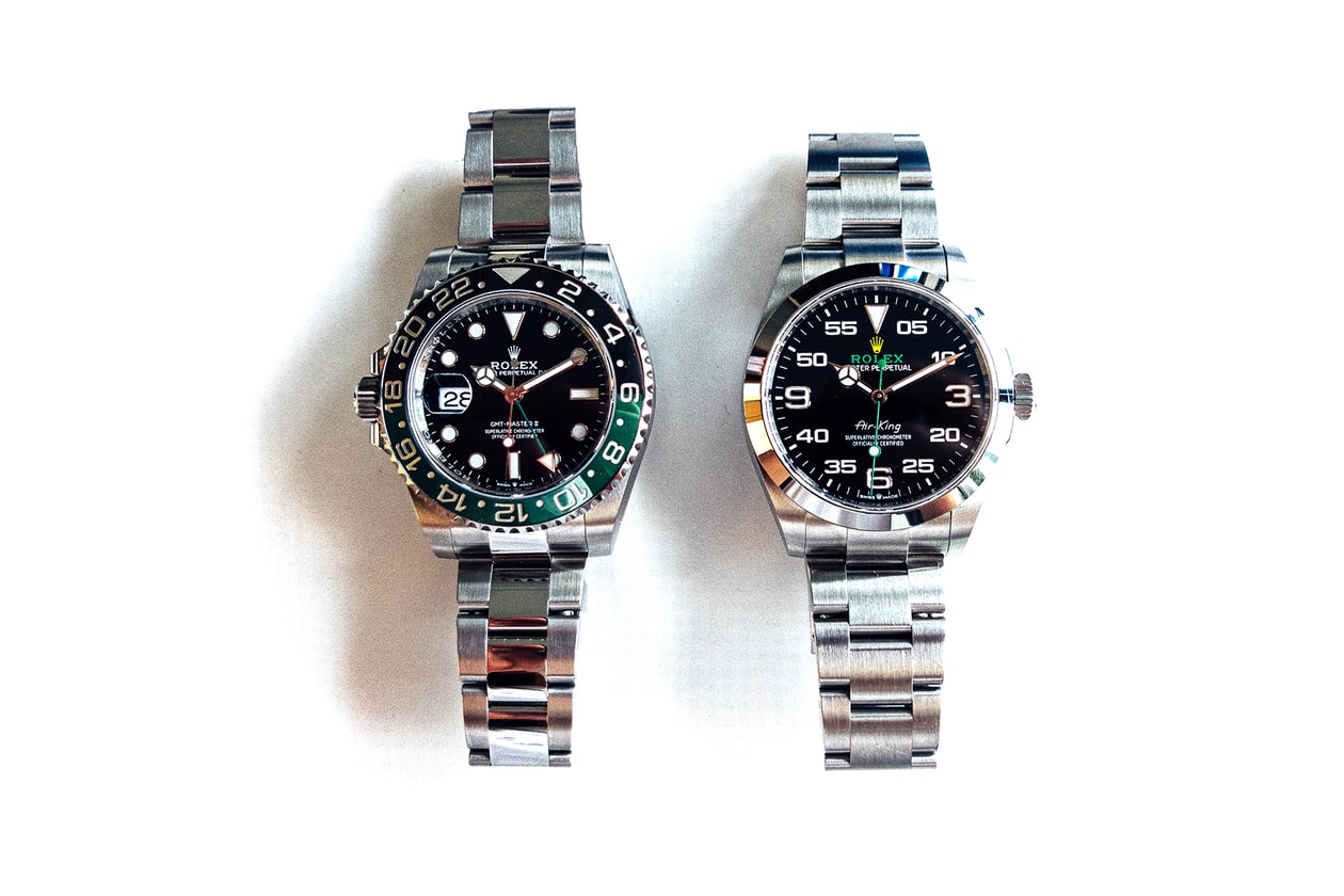 Rolex left-handed GMT-Master II Air King Destro Turdor Black Bay Pro Grey and Patina Bobs Watches Fog City Vintage Round Table 126900 126720VTNR